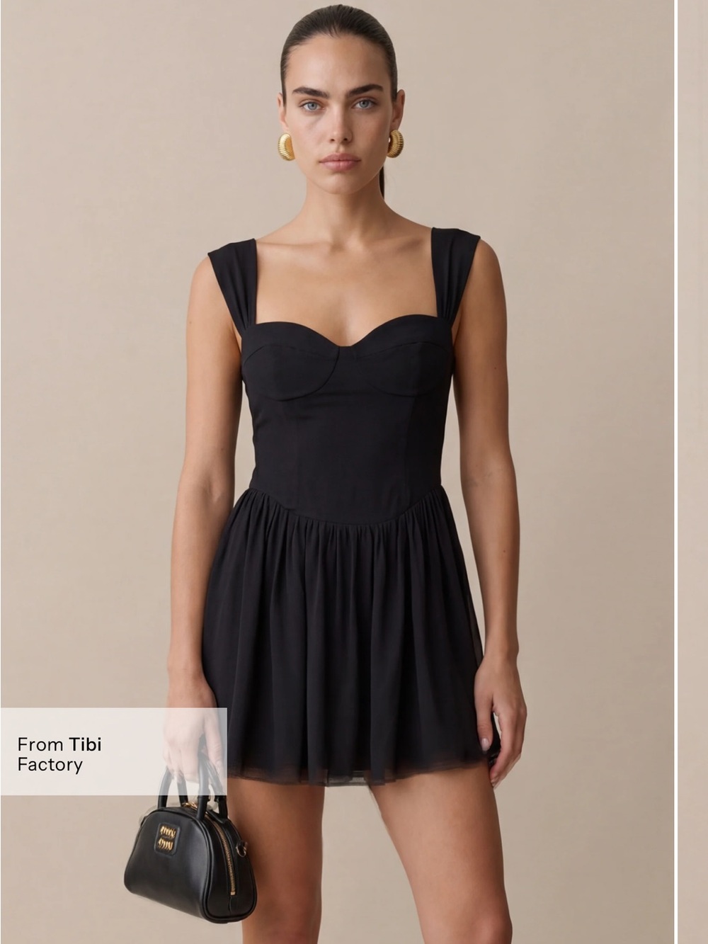 NWT Few Moda Addilyn Dress size 4 Black Kourt mini